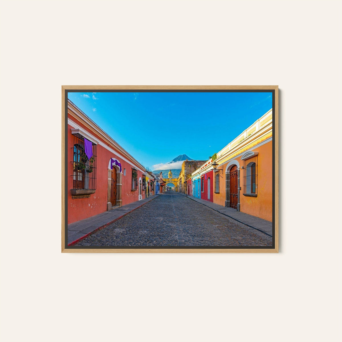 Antigua city at Sunrise, Canvas Painting