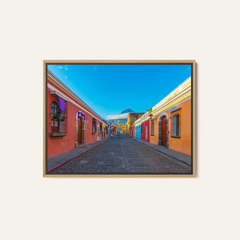 Antigua city at Sunrise, Canvas Painting