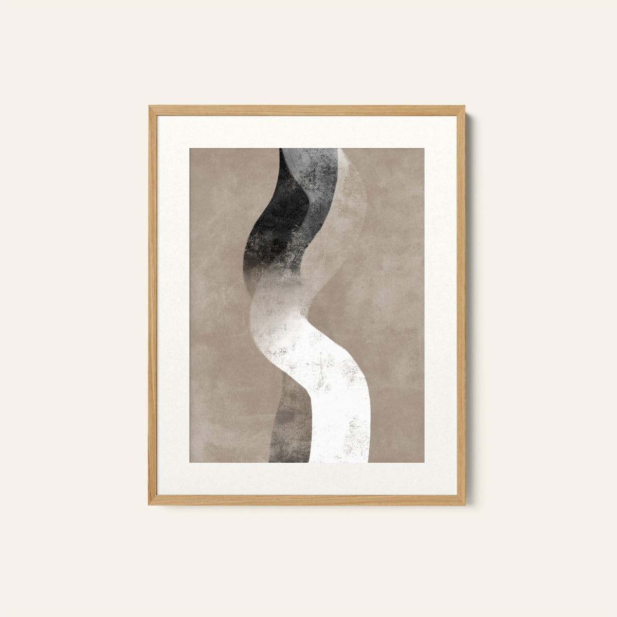 Art of Absence, BW Art, Black and White Painting