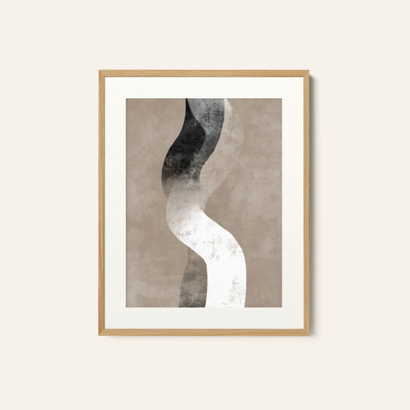 Art of Absence, BW Art, Black and White Painting