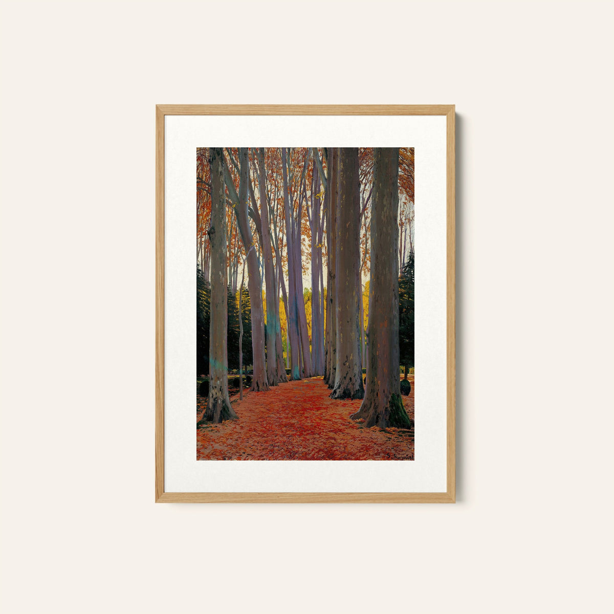 Avenue of Plane Trees, Landscape Painting