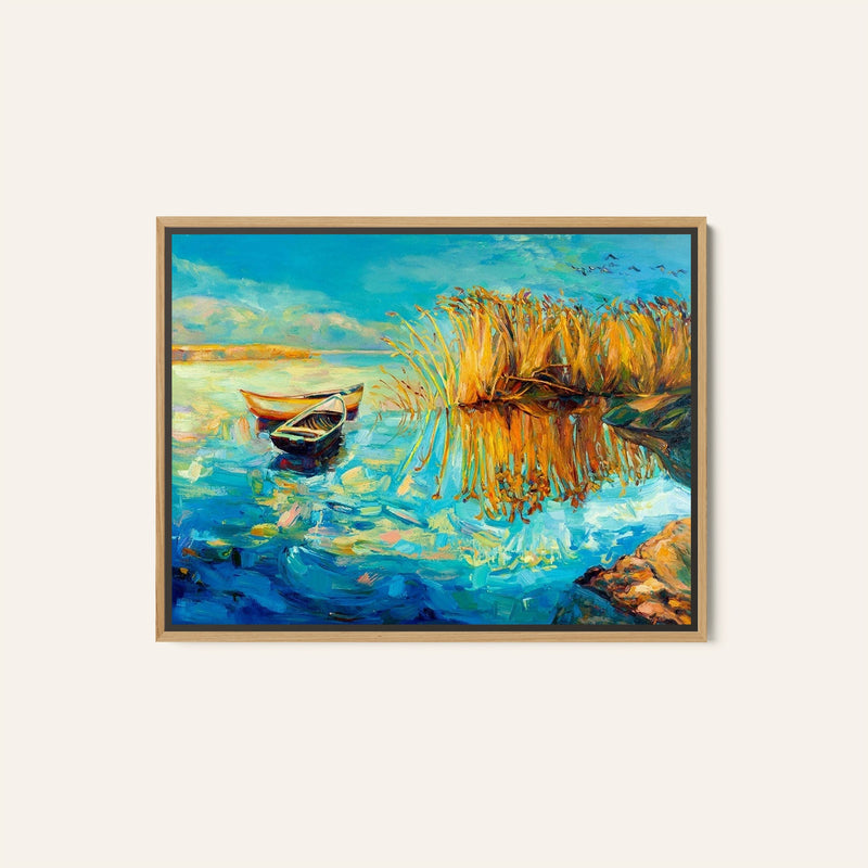 Beautiful Lake Canvas Painting