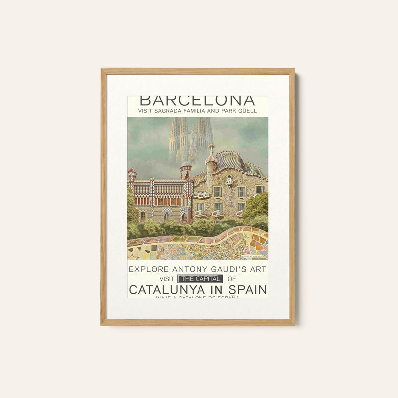Barcelona print