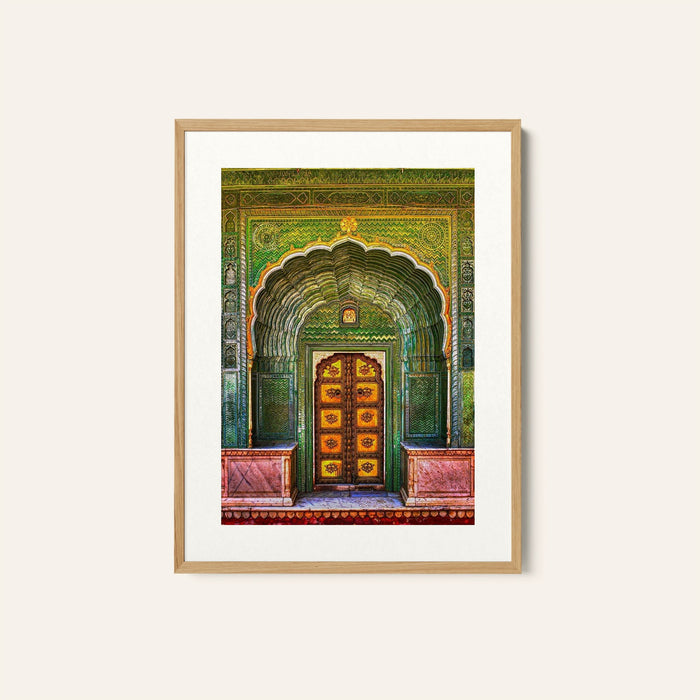 Beautiful Gate Jaipur Palace, Rajasthani Miniature Paintings