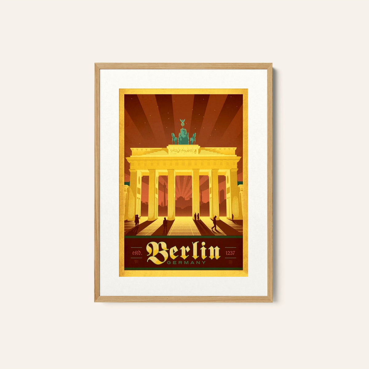 Berlin Travel Poster