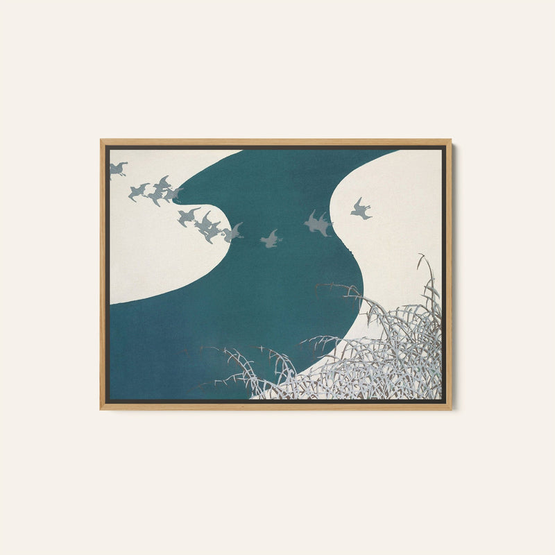 Birds From Momoyogusa, Canvas Painting