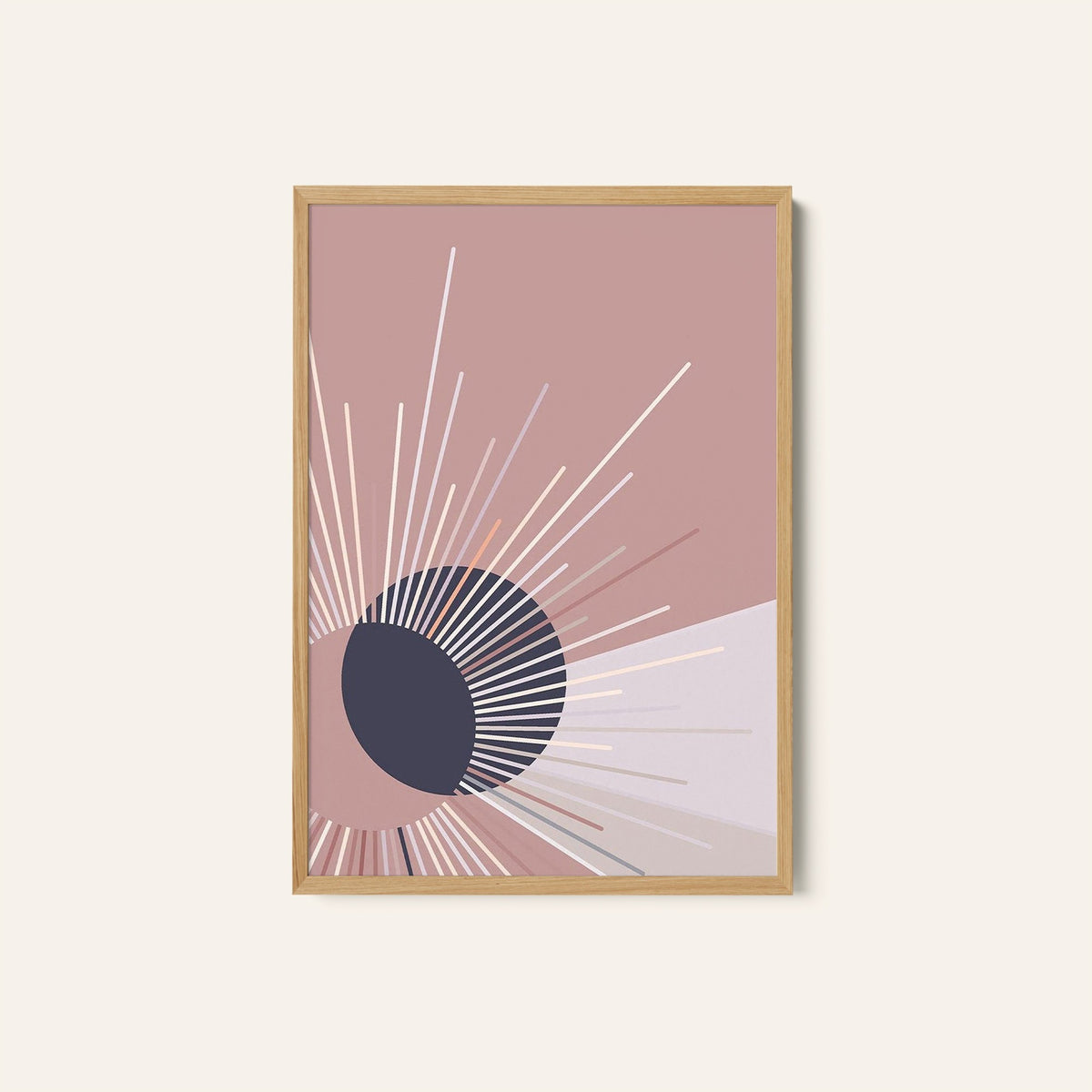 Boho Style Sun Art 01, Boho Wall Art Painting