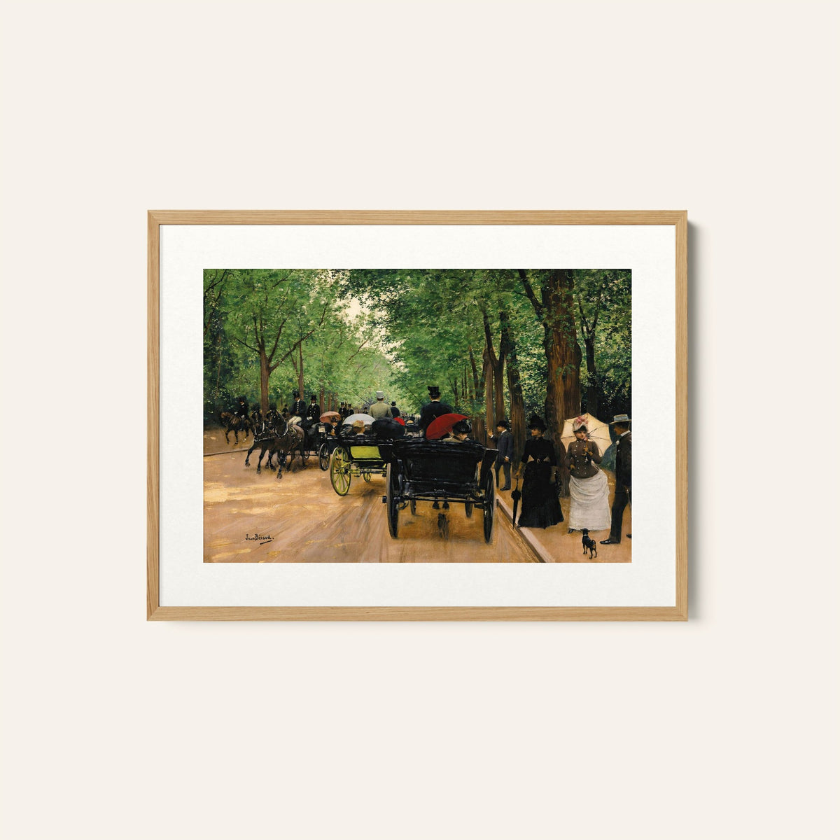 Bois De Boulogne, Jean Georges Painting