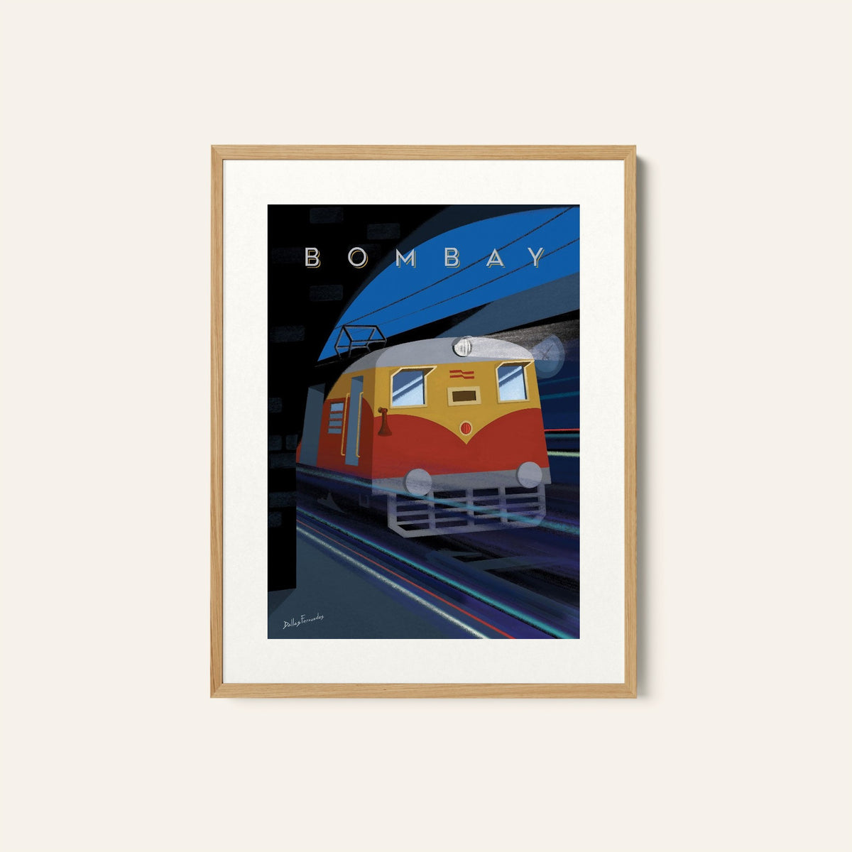 BOMBAY TRAIN, India Travel Posters
