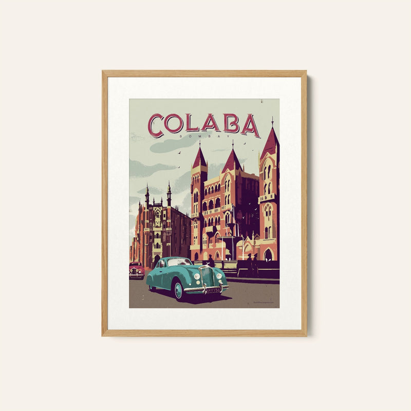 Colaba - Early 20th Century, Bombay Poster, Mumbai Poster