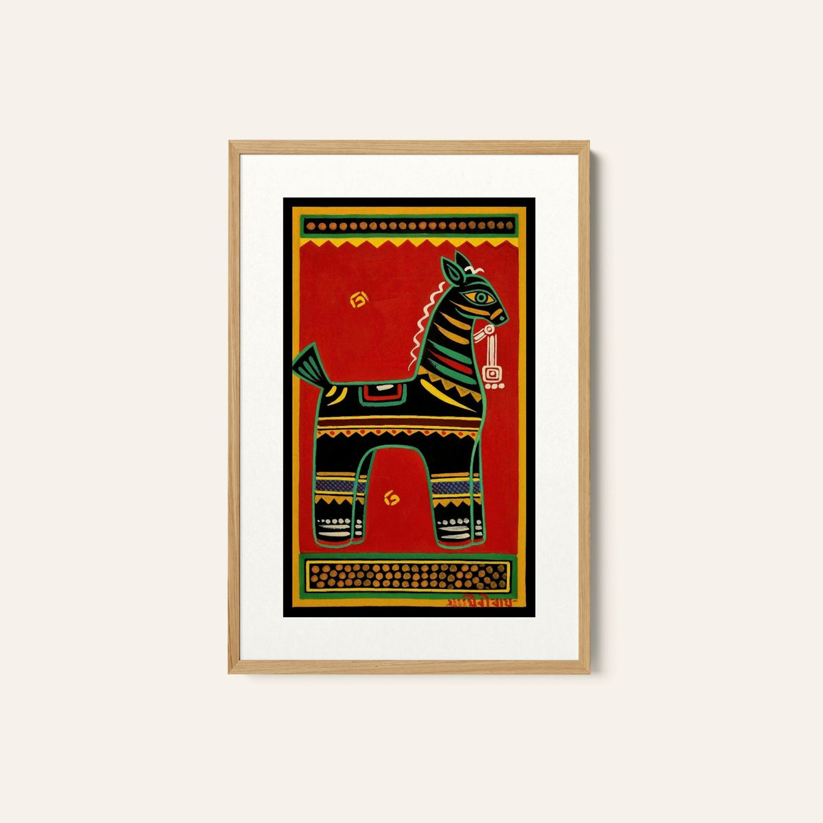 Dark Horse, Jamini Roy Paintings