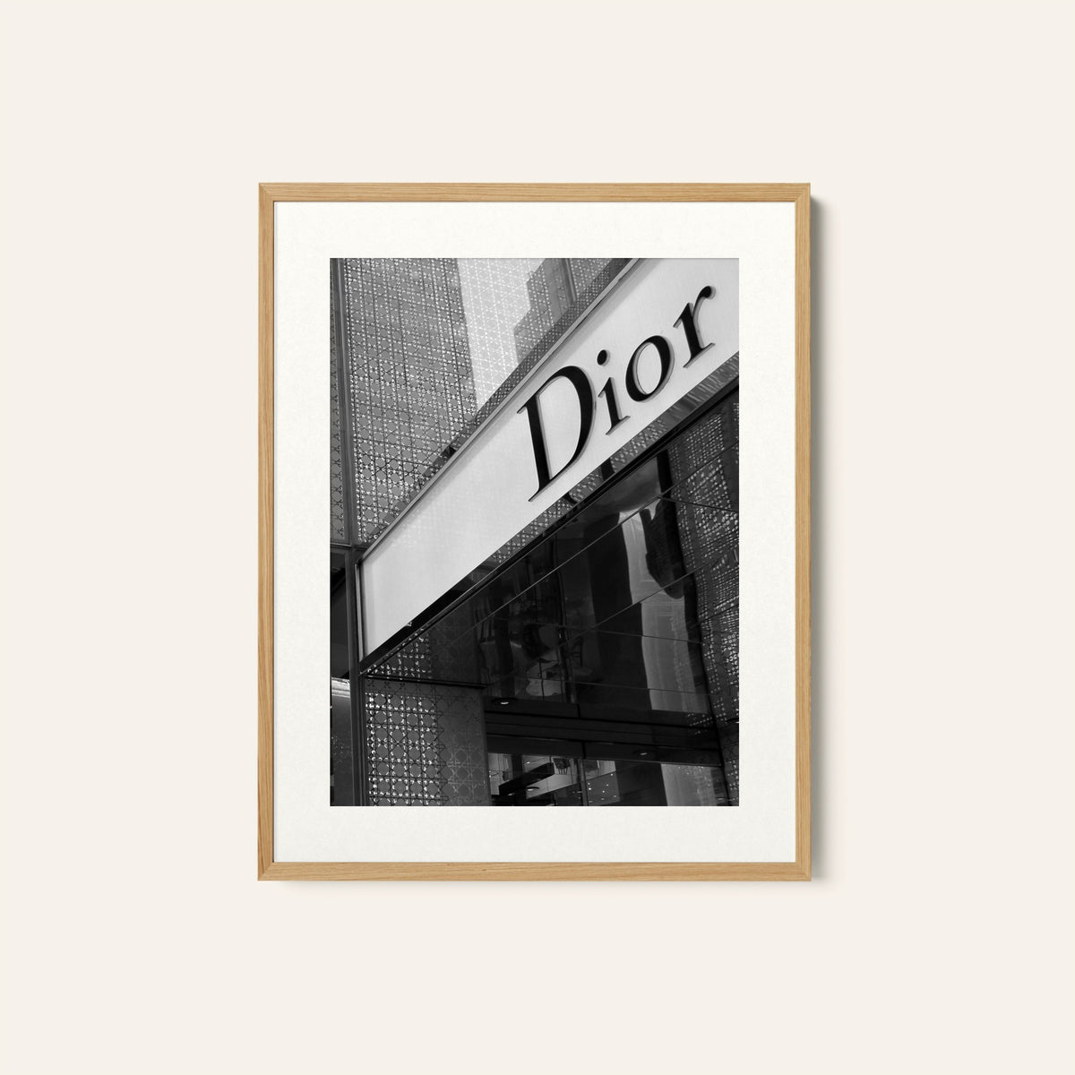 Dior, Black and white Painting