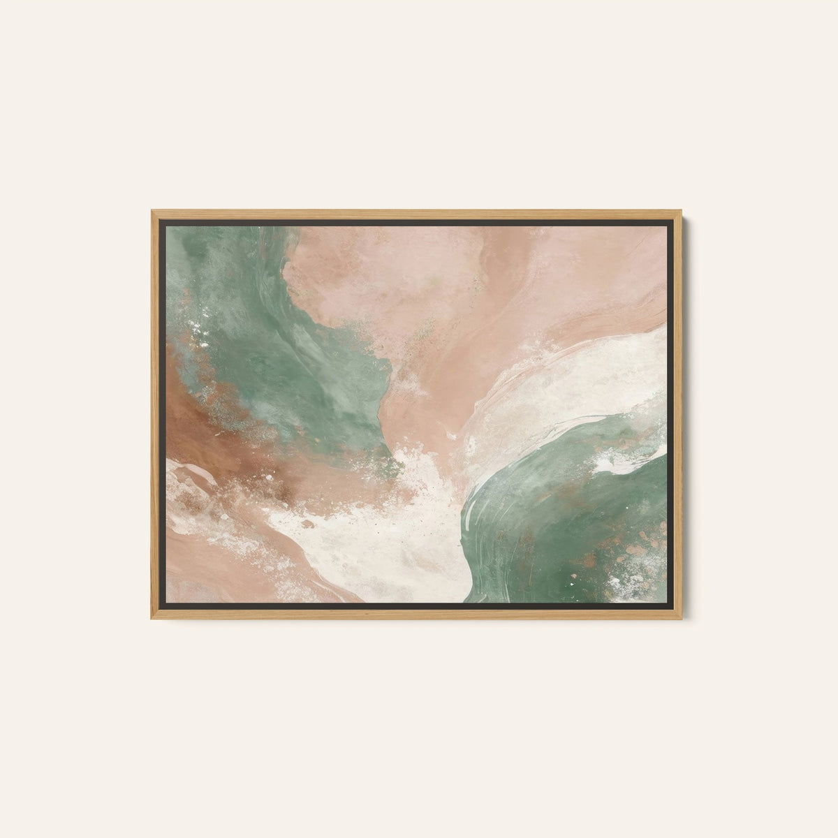 Dreams In Sage and Sand In the Sun Abstract Painting
