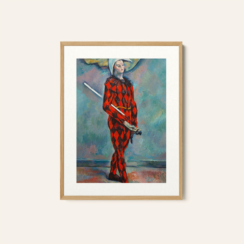 Harlequin, Paul Cezanne Painting