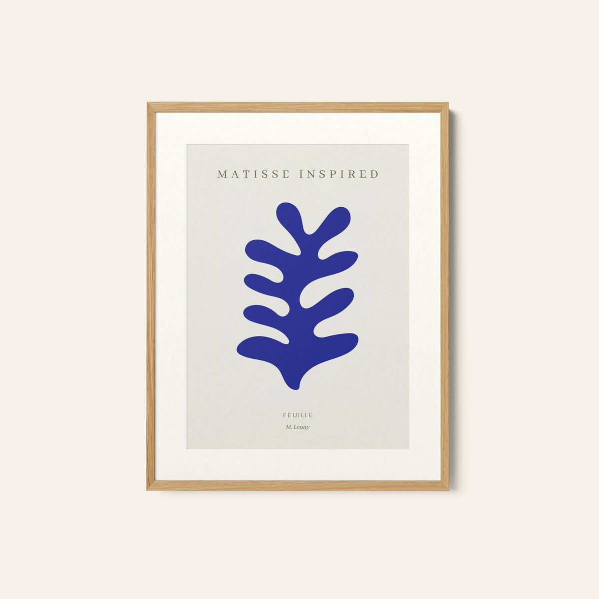 Henri Matisse Style II Gambille, Minimalist Art Painting