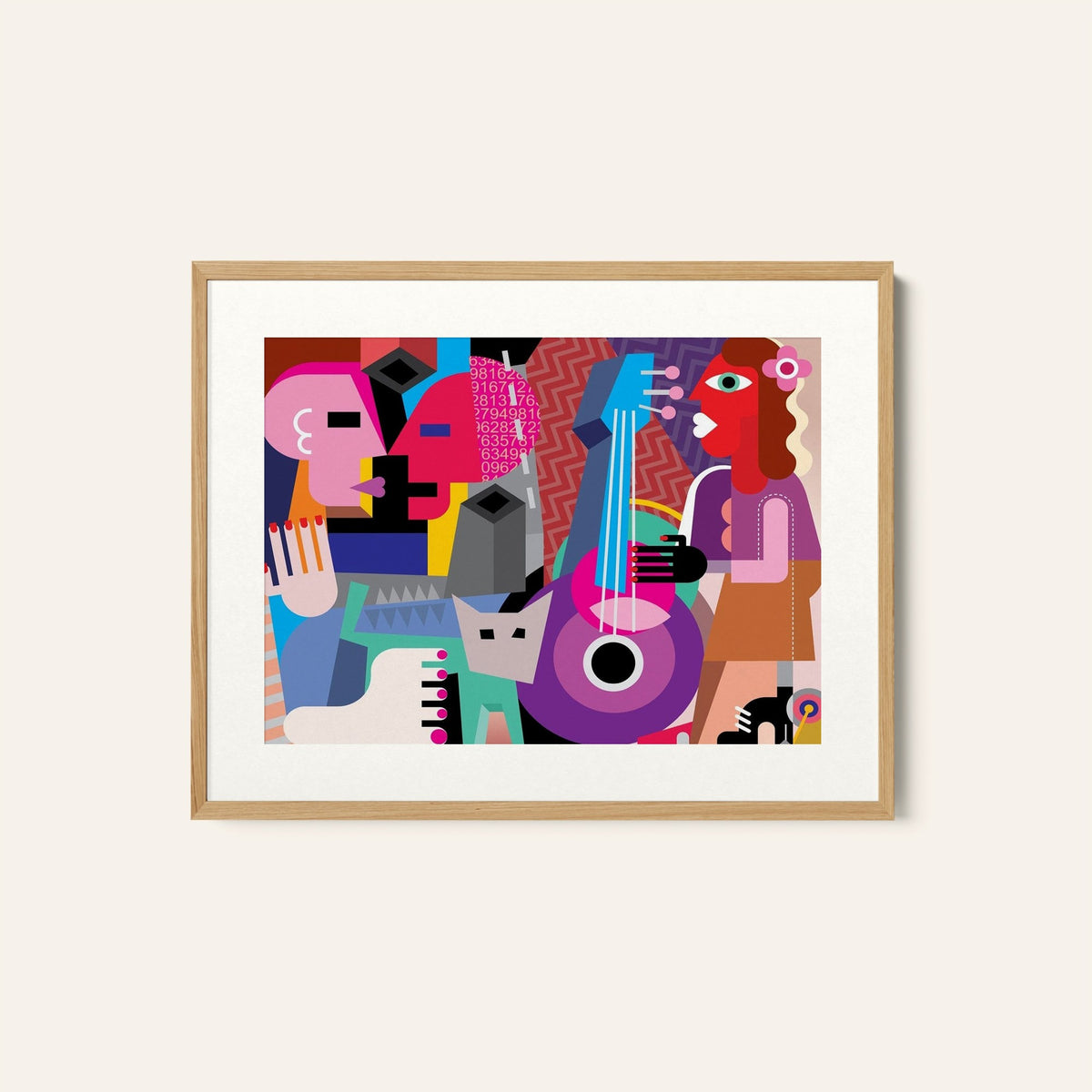Jazz and Music, Picasso Painting