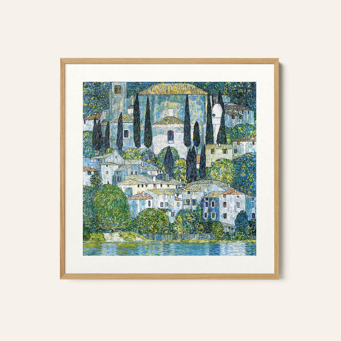 Kirche in Cassone, Gustav Klimt Painting
