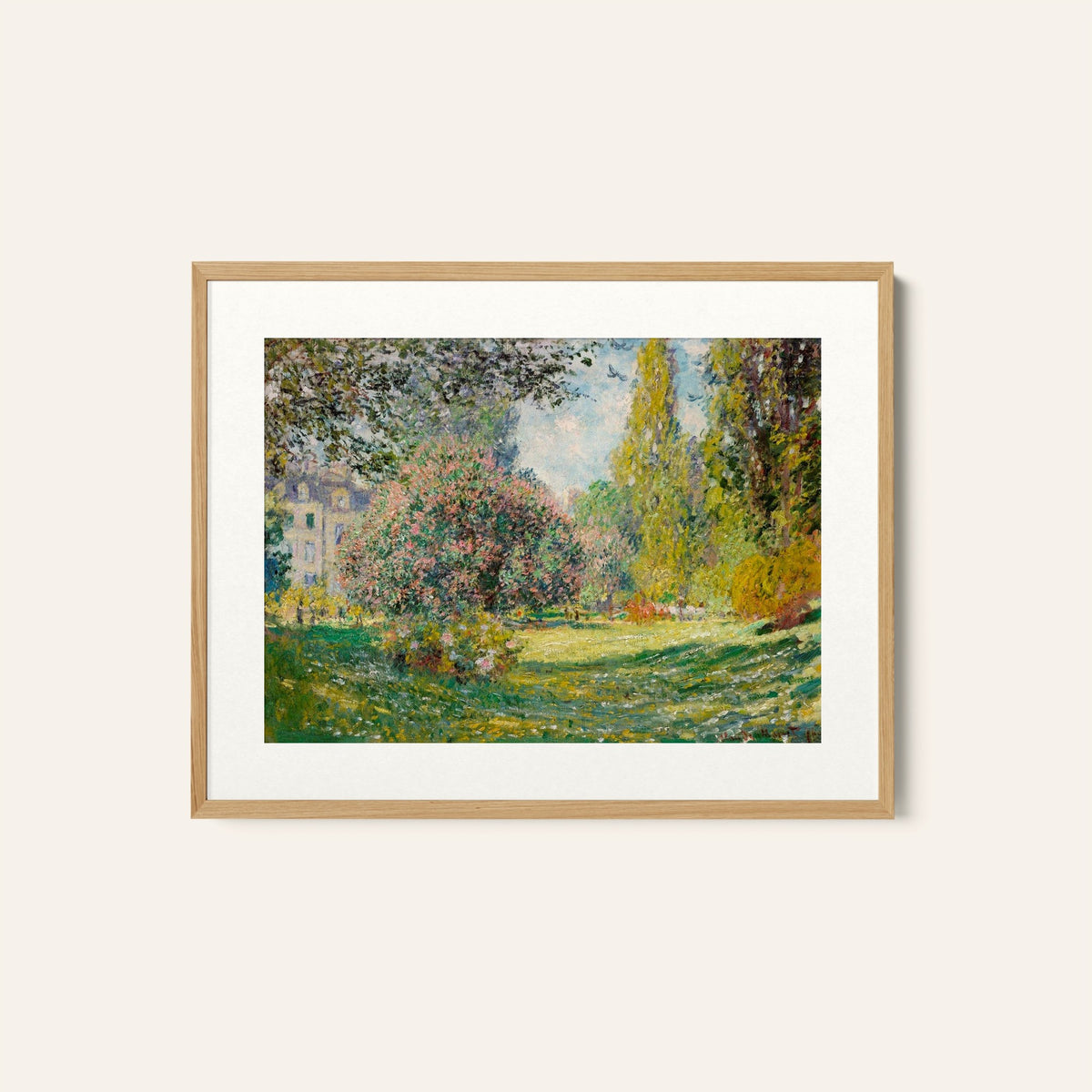 Landscape The Parc Monceau, Claude Monet Art Painting