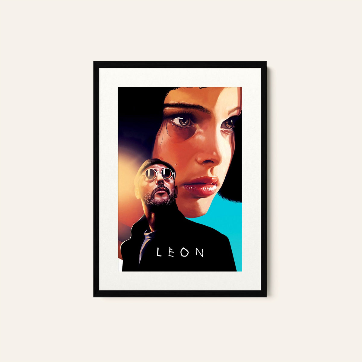 Leon- The Professional (1994) Movie Poster Art