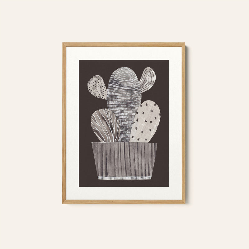 Little cactus, Minimal Art, Minimalist Painting