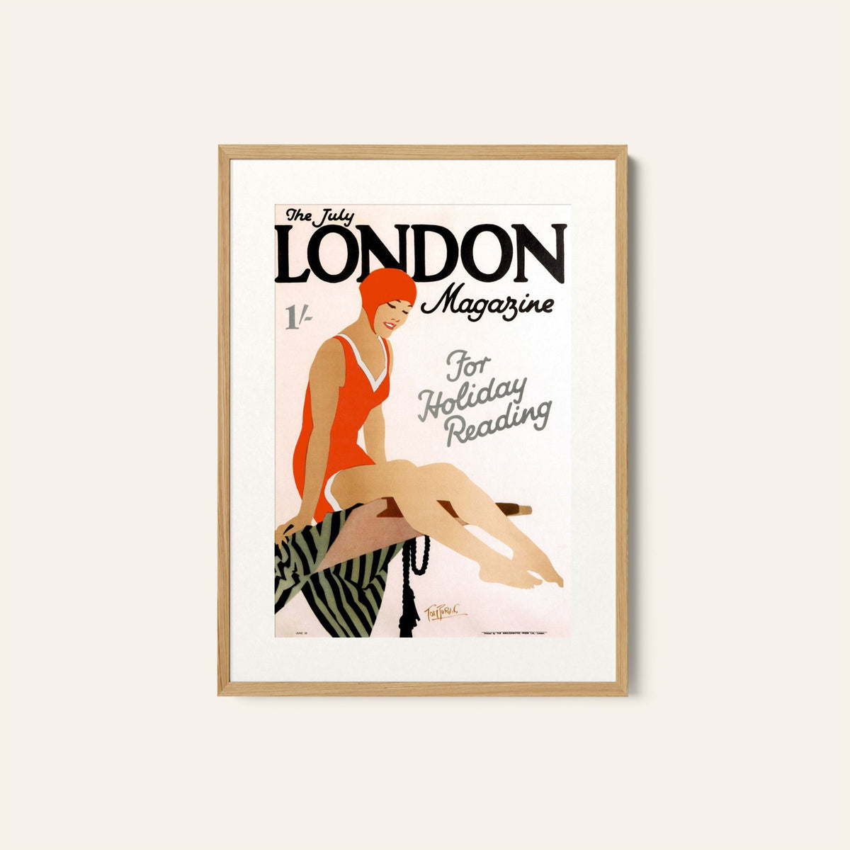 London Magazine Travel Poster
