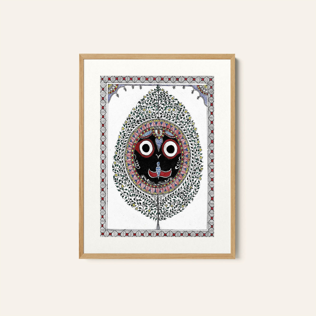 Lord Jagannath Madhubani Art,Madhubani Paintings