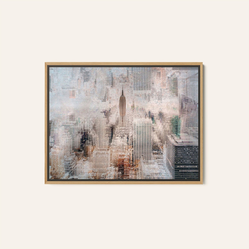 Lower Manhattan at Dusk New York, Canvas Painting