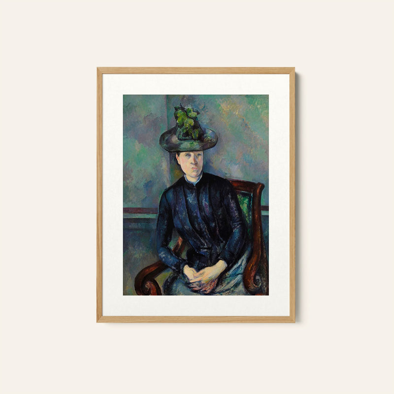 Madame Cezanne, Paul Cezanne Painting