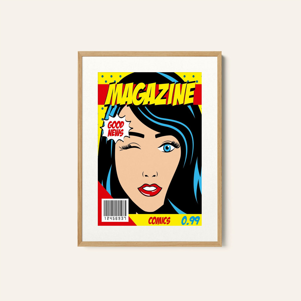 Magazine Pop Art Painting