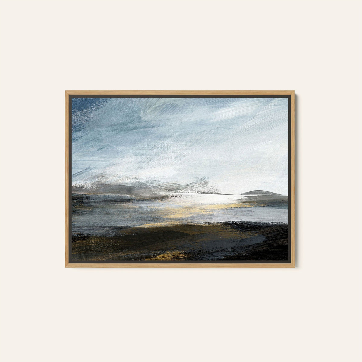 Modern abstract gold texture, Canvas Painting