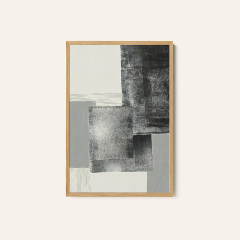 Monochrome blocks 1, Minimal Art, Minimalist Painting