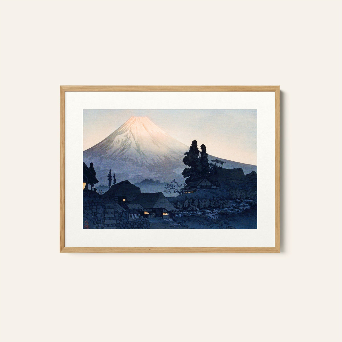 Mount Fuji From Mizukubo by Hiroaki Takahashi, Japanese Art Painting