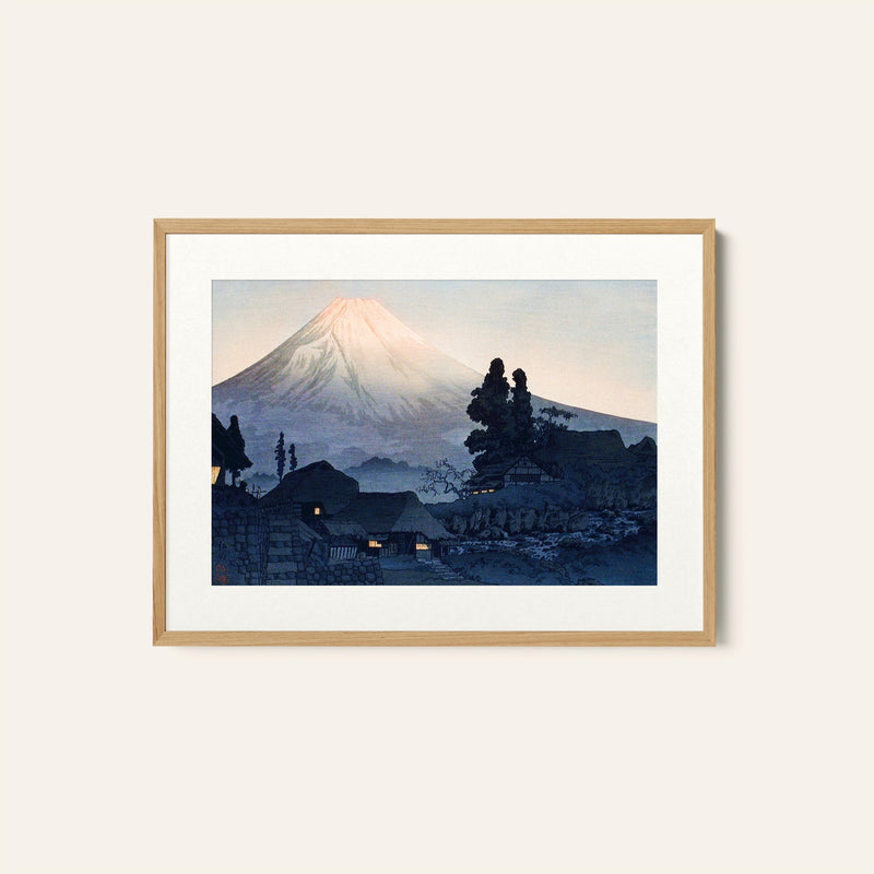 Mount Fuji From Mizukubo by Hiroaki Takahashi, Japanese Art Painting