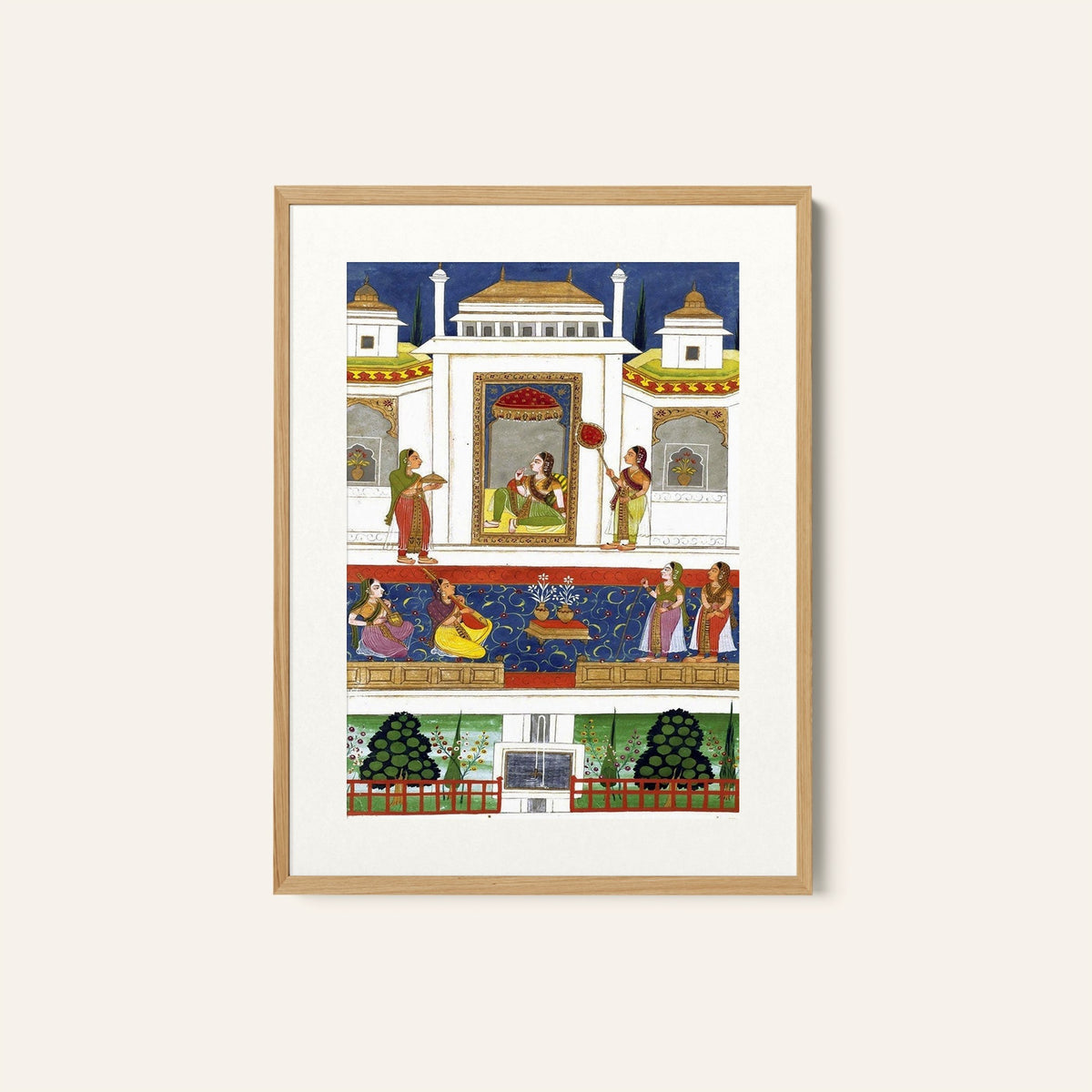 Mughal Queen, Mughal Miniature Paintings