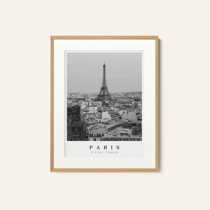 Paris Eiffel Tower II BW, Black and white Painting