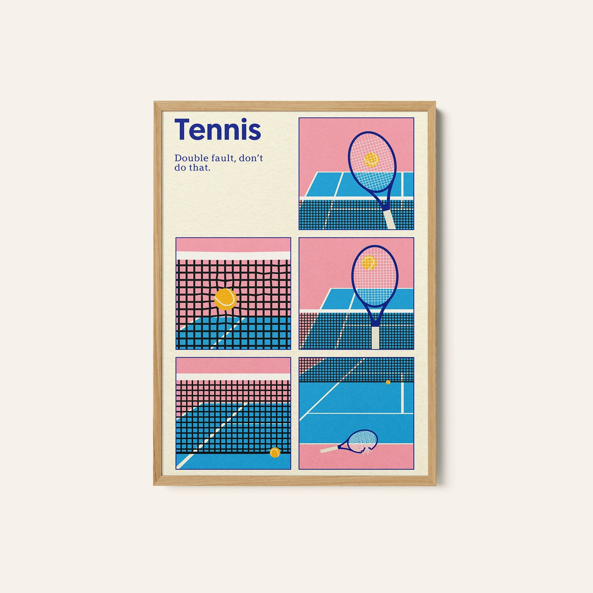 Poster Tennis Double Vault