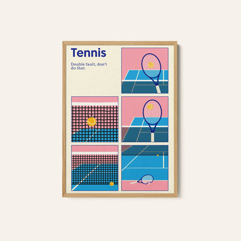 Poster Tennis Double Vault
