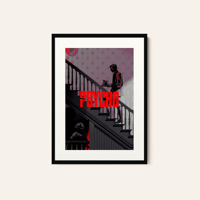 Psycho (1960) Movie Poster Art 1