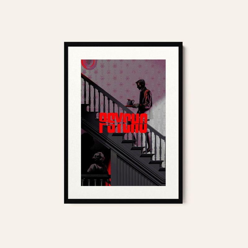 Psycho (1960) Movie Poster Art 1