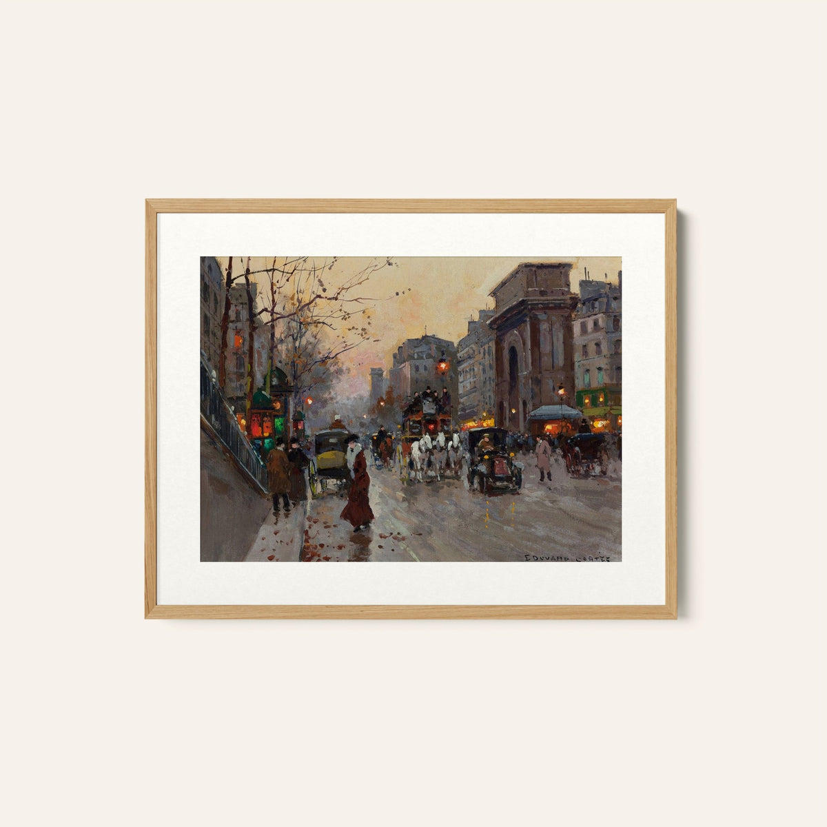 Saint Martin, Edouard Cortes Painting