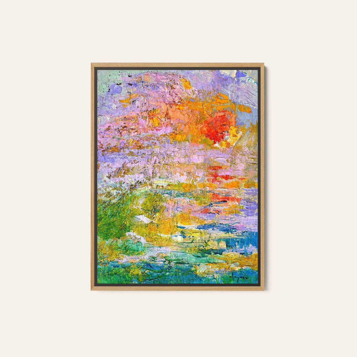 Simple Twilight, Abstract Painting