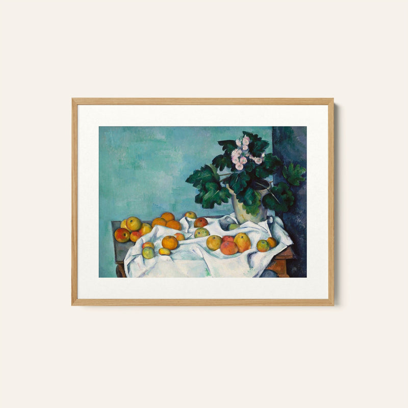 Still Life with Apples 3, Paul Cezanne Painting