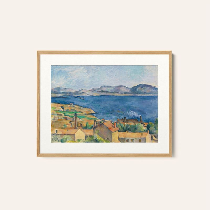 The Bay of Marseille, Paul Cezanne Painting