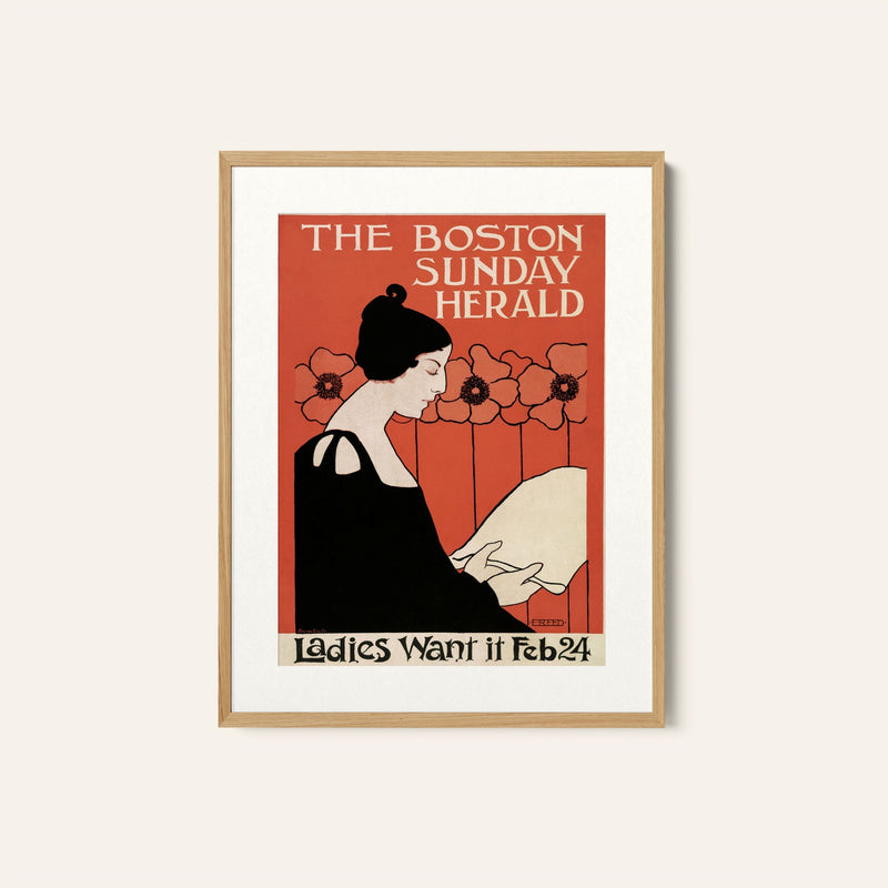 The Boston Sunday Herald Art Nouveau