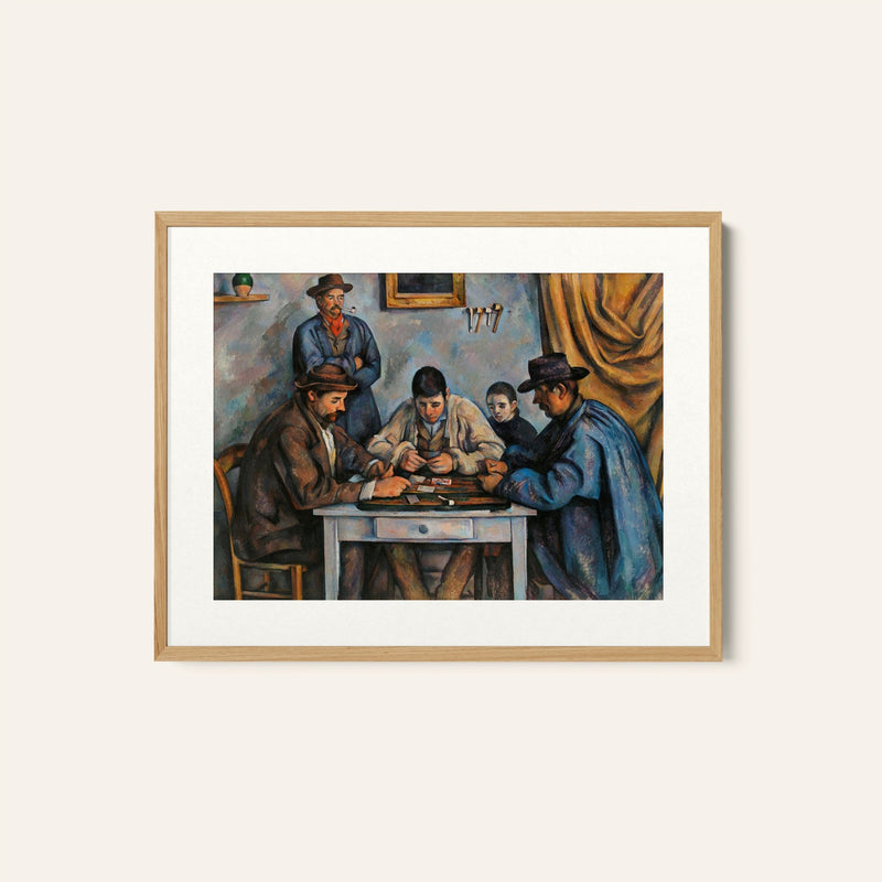 The Card Players, Paul Cezanne Painting