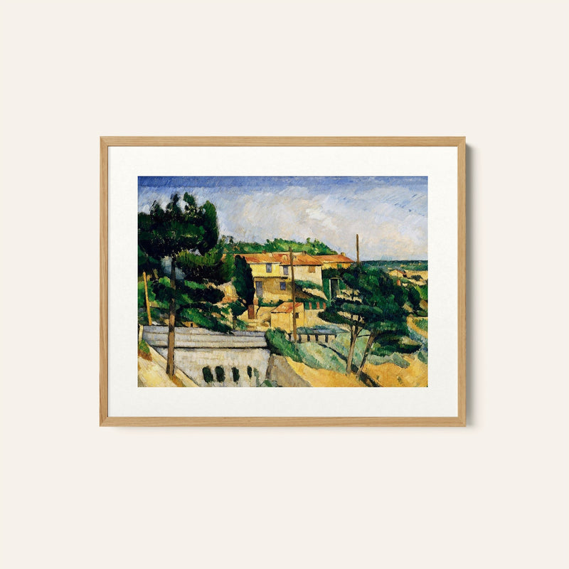 The Road Bridge, Paul Cezanne Painting