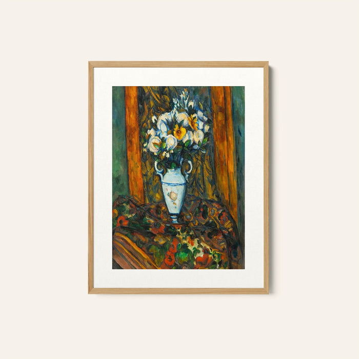 Vase of flowers, Paul Cezanne Painting