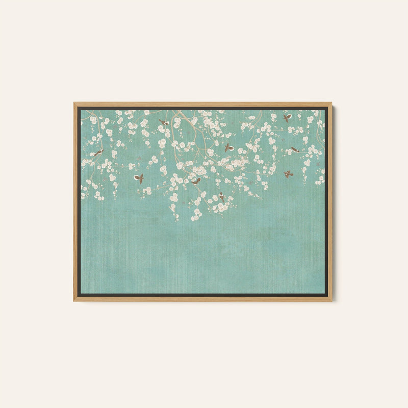 Vintage Birds on Branches, Canvas Painting