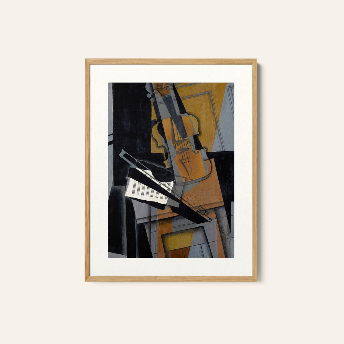 Violin Music, Juan Gris Painting