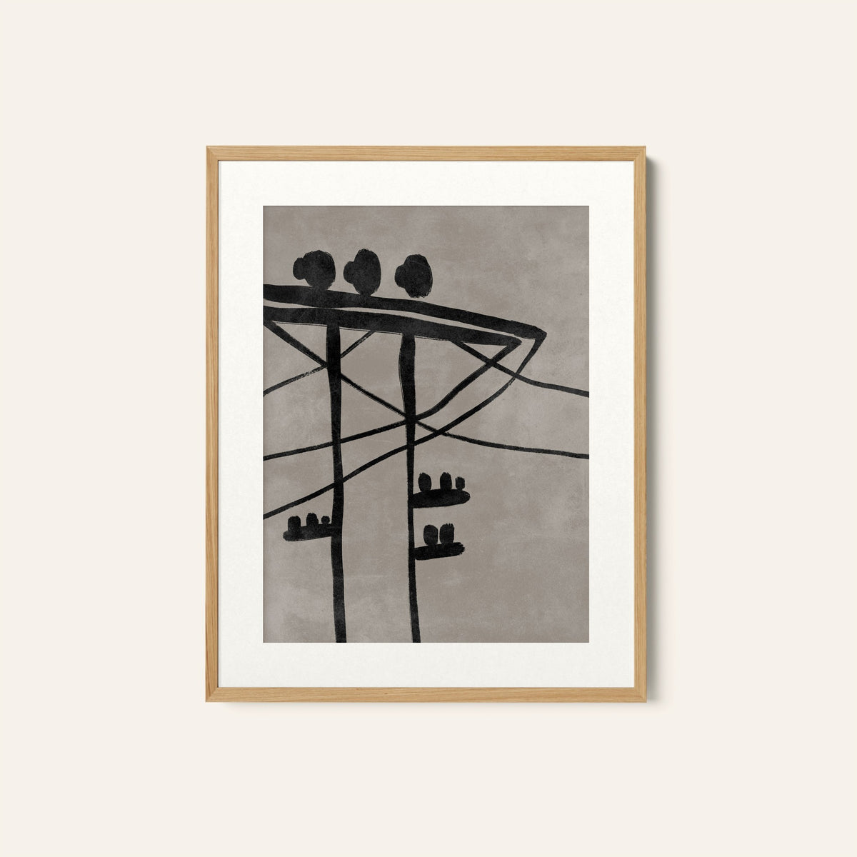 Whispering Contrasts, BW Art, Black and White Painting